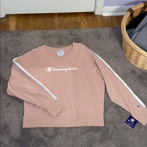 Light pink champion crew neck
